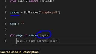Python Script to Extract Text From PDF Using PyPDF2 Library in Terminal