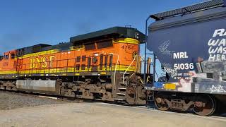 BNSF 7160 NB with a Horn salute