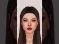 Making a sim in each cc style | #shorts #sims4 #thesims4 #tiktok