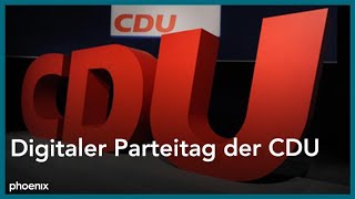 Digitaler Bundesparteitag der CDU (2)