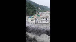 मेलम्चीमा बाढी | Melamchi Sindhupalchok Flood #nepalflood | #shorts