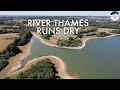 UK River Thames shrunk in record high temperature, amid drought fears and global warming