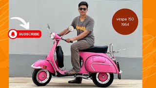 แนะนำรีวิว Vespa 150 1964 ต้ำ Classic 091-7739529