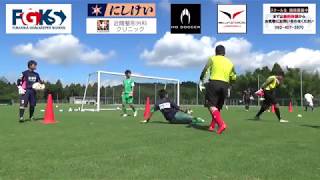 8月23日福岡GKスクールGK合同キャンプ2日目AMトレーニングU-18