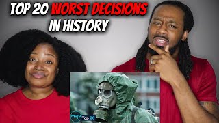 TOP 20 WORST DECISIONS IN HISTORY | The Demouchets REACT