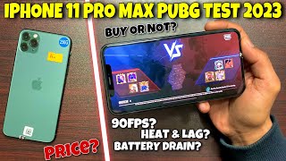 iPhone 11 Pro Max PUBG Test 2023 | Price? | Battery? | 90fps? | Graphics | Buy Or Not? | Electro Sam