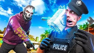 Using Thor's Hammer To Destroy Cops in GTA 5 RP