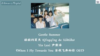 Gentle Summer 轻轻的夏天 - Yin Luxi 尹露浠《When I Fly Towards You 当我飞奔向你 OST》 Chi:Pin:Eng:MM lyrics