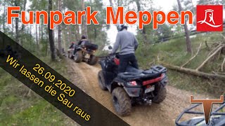 Funpark Meppen 26.09.2020 // Wir lassen die Sau raus // ATV Quad Vlog // ttk