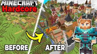 I Built a CITY in Hardcore Minecraft 1.20 Survival Let's Play