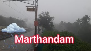 Rain at Kanyakumari District | kuzhithurai Railway #marthandam #rain