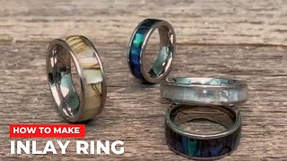 How to Make an Inlay Ring on a Woodturning Lathe