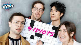 Can 4 Average People Beat A Pro Crossword Puzzler?