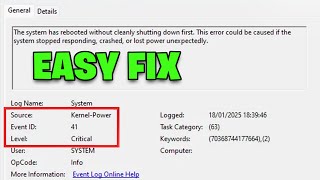 How To Fix Kernel Power 41 Error - NEW 2026✅