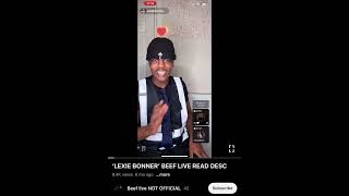 Lexi bonner beef live *im late* 🫶 part one