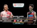 Anders Antonsen (DEN) Vs Lee Jii Zia (MAS) | QF | Malaysia Master 2024 Badminton