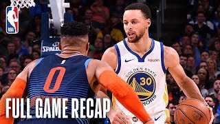 WARRIORS vs THUNDER | Stephen Curry Leads Golden State Past OKC | March 16, 2019