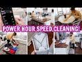 POWER HOUR CLEAN WITH ME - SPEED CLEANING MOTIVATION!