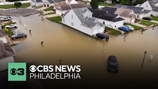 Burlington County, New Jersey community hit hard by flooding after Tuesday's storms