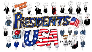 Presidents of the USA 2021 Edition - Washington to Biden - Manny Man Does History