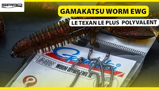 Hameçon Texan Gamakatsu Worm EWG : Le Texan le plus Polyvalent 💪