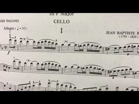 J. B. Breval Cello Concertino F Major, 1st Mov / Playing Cello Part By ...