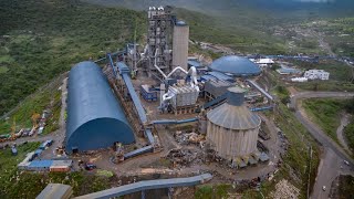 See the massive Ksh 45 billion Cemtech Limited Clinker Plant commissioned by President Ruto today!!