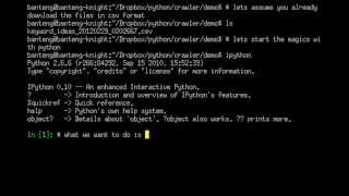 Parsing Google Adwords Keyword Tool CSV Data using Python List Comprehension