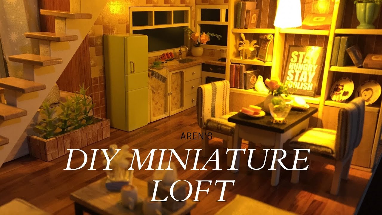 Diy Miniature Loft Youtube