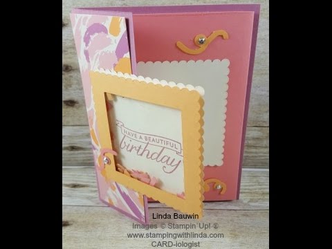 Shaker Double Fold Card Youtube