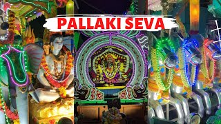 🕉️ Pallaki Seva 🙏 Flower Palanquin Festival 💐 Brahma Rathotsavam | Bangalore Jatre 2023 #temple