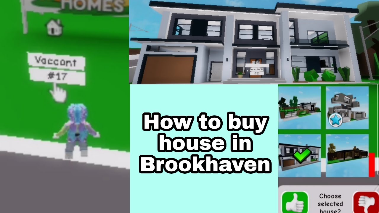 How To Buy House In Brookhaven In ROBLOX (Brookhaven RP) - YouTube