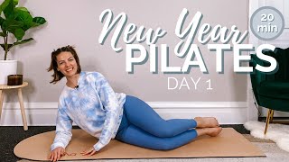 DAY 1 // NEW YEAR FEEL GOOD PILATES CHALLENGE // start Pilates in 2023