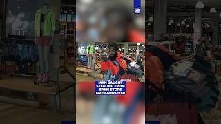 VIDEO: Man caught stealing from same DC clothing store over and over again
