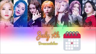 Dreamcatcher (드림캐쳐) - July 7th Lyrics | HAN/ROM/ENG