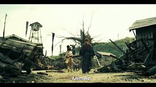 Kenshin inferno fight scene with English subtitles
