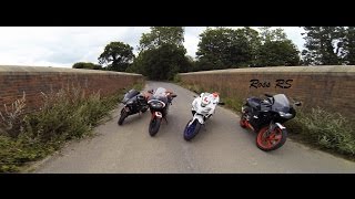 4x Aprilia RS 50 Group Ride - Country Roads | RossRS