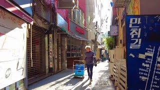 Walking from Seomyeon to Bujeon Market [4K] Korea Walking Tours TV