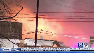 East Bloomfield motel destroyed in early morning fire