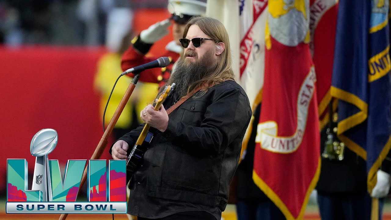 Chris Stapleton Sings The National Anthem At Super Bowl LVII - Win Big ...