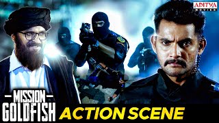 "Mission Gold Fish" Action Scene | Hindi Dubbed Movie | Aadi Saikumar, Sasha Chettri, Nitya Naresh