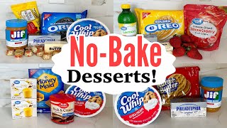 5 NO BAKE DESSERTS | The EASIEST Tasty Summer Recipes | Julia Pacheco