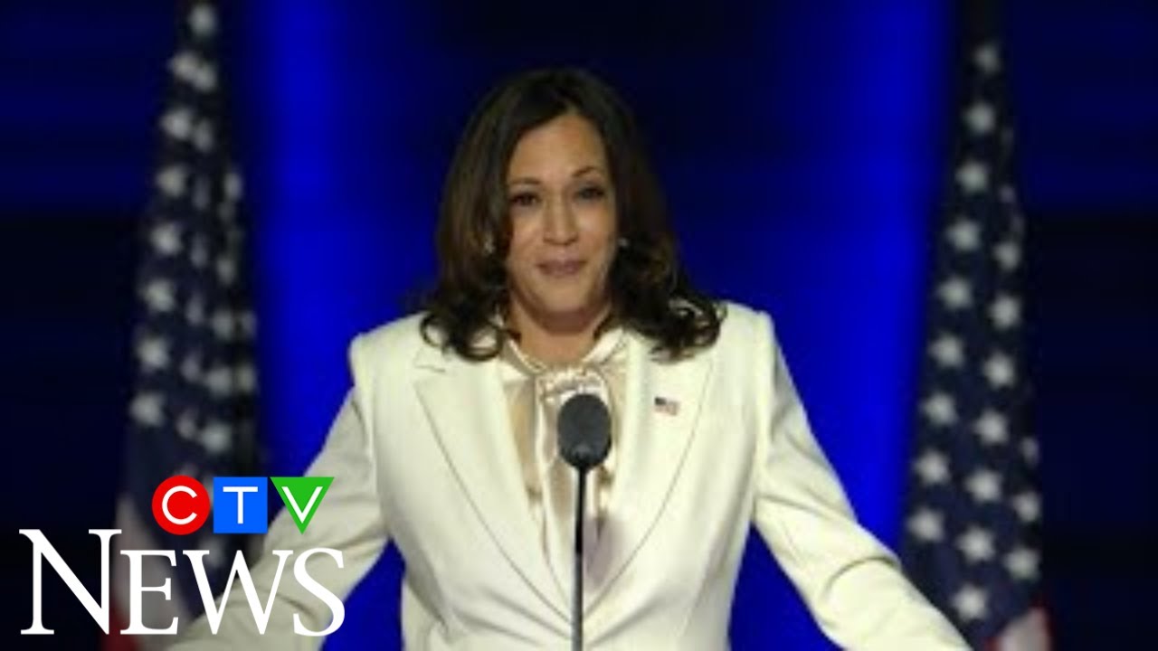 "I Will Not Be The Last" - Watch Key Moments From Kamala Harris ...