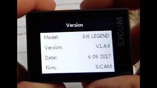 How To Update The Firmware Of The SJCAM SJ6 Legend (to 1.4.6)