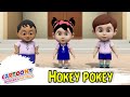 Hokey Pokey | New 2023 Animated Cartoony Rhymes | New Funny Rhymes In English