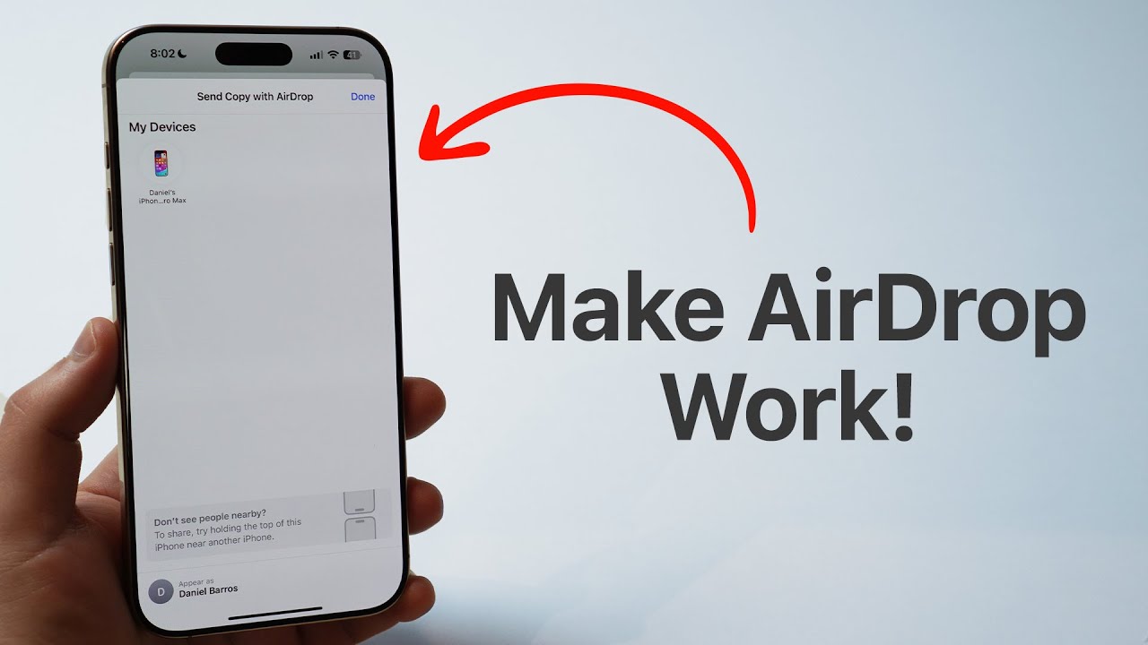 How To Make Airdrop Always Work Youtube