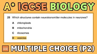 IGCSE Biology - How to get an A* in your MULTIPLE CHOICE exam (paper 2)