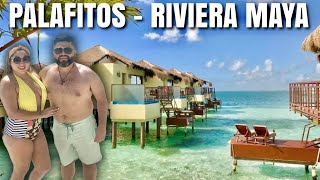 PALAFITOS OVERWATER BUNGALOWS TOUR - RIVIERA MAYA || FamZam