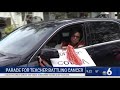 students hold parade for south miami teacher battling cancer nbc 6