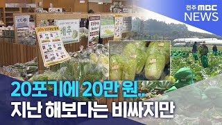 20포기에 20만 원.. 지난 해보다는 비싸지만 | 전주MBC 241119 방송